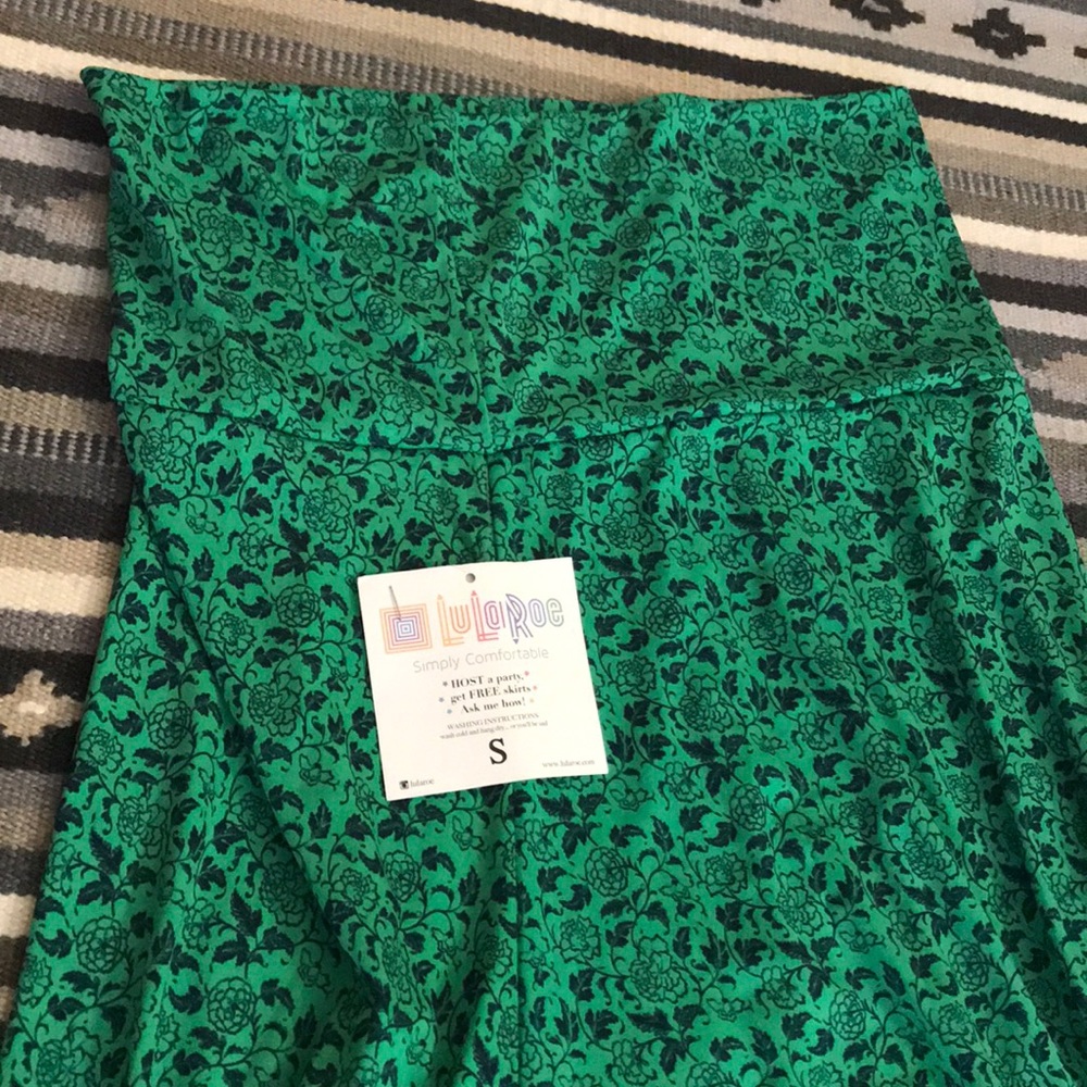 LuLaRoe Small Green Maxi dress